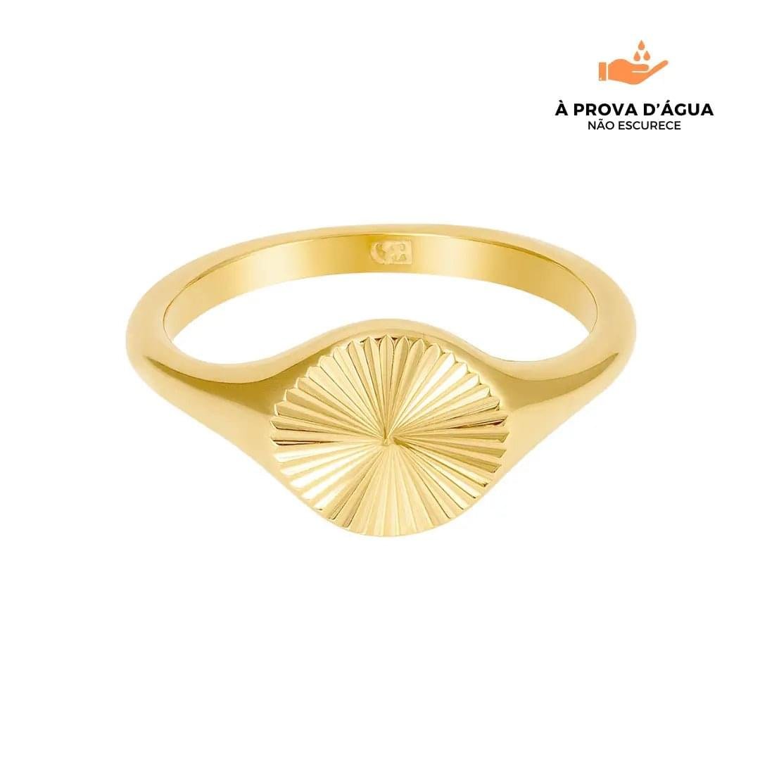 Anel Aurora Banhado em Ouro 18K