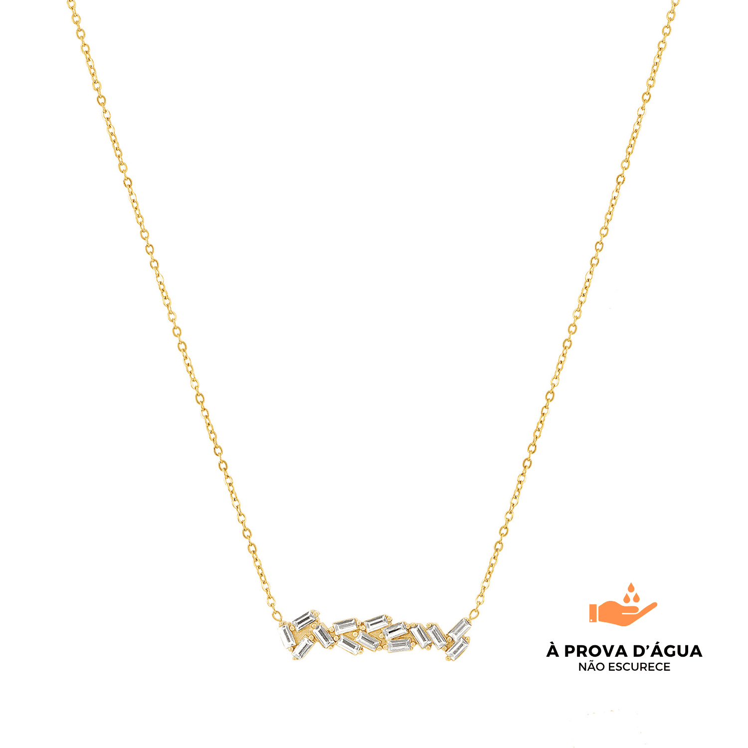 Colar Riviera Capri Banhado em Ouro 18K