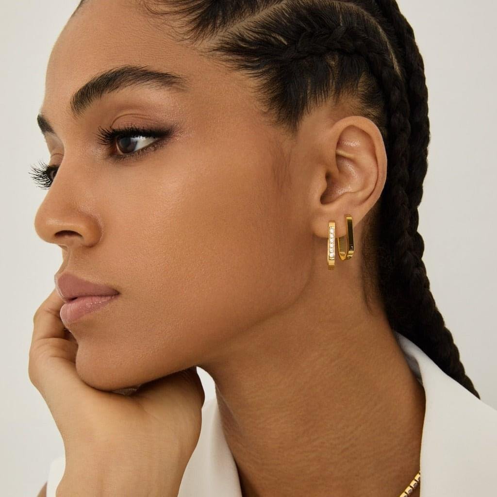 Brincos Verona Banhados em Ouro 18K